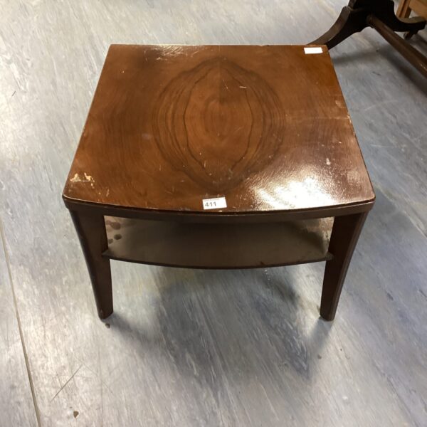 Gilt Oak Mid-Century Picture Frame circa 1920 with Maker's Stamp to the Base with Bevelled Glass and Carved Detailing