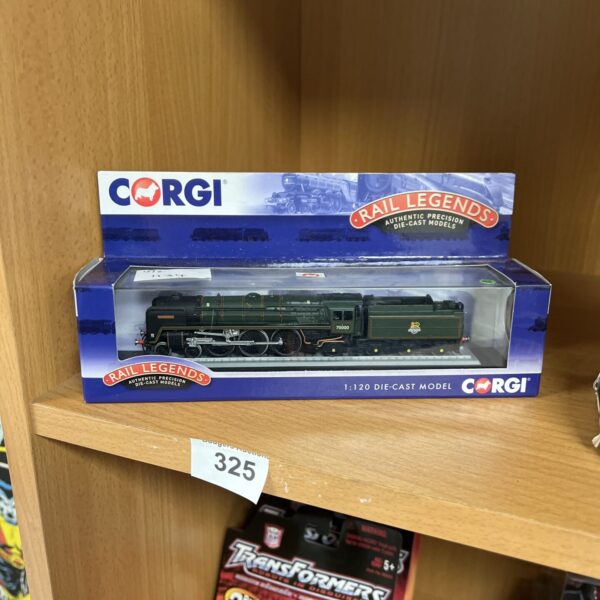 Corgi Rail Legends Britannia Class locomotive model 70000 in box.