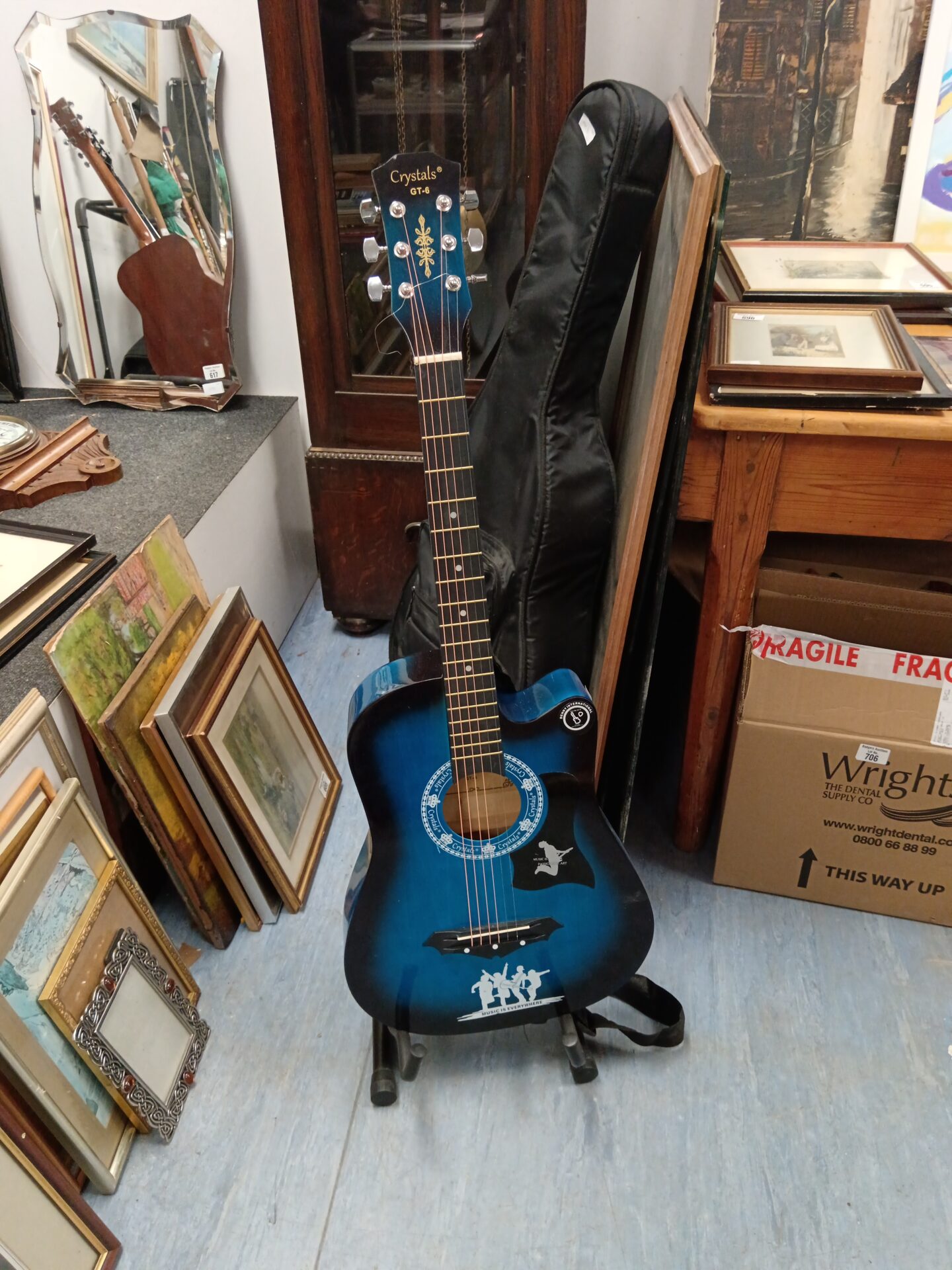 727 Crystals gt-6 child’s acoustic guitar