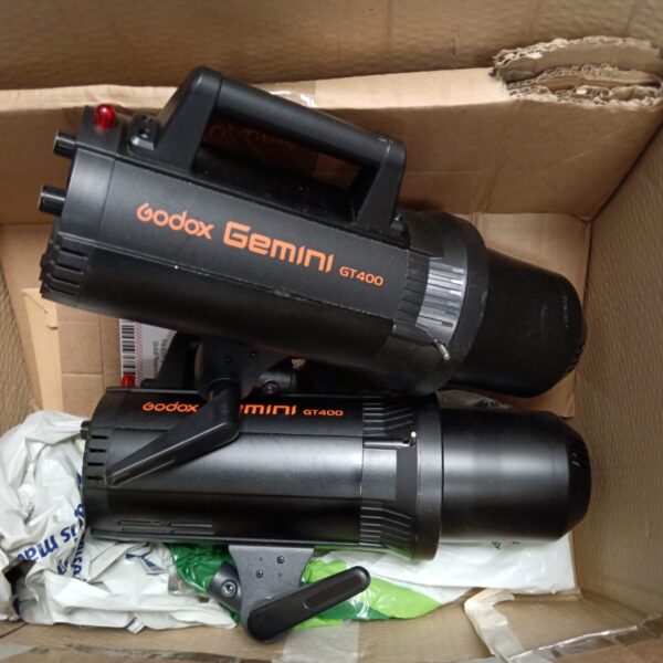 Vintage Gemini GT400 disco strobe light for parties and events.