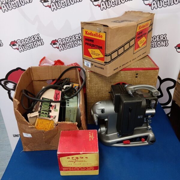 Vintage Bolex M8 Super 8 cinefilm projector in used condition.