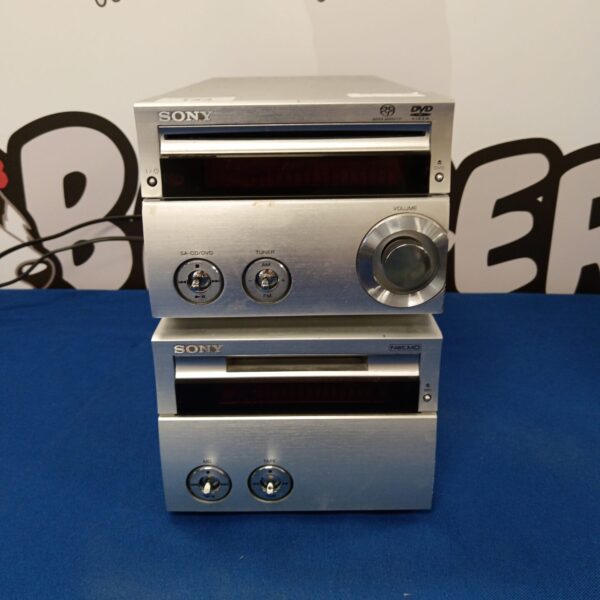 Sony MZ-N1 NetMD minidisc player in silver condition.