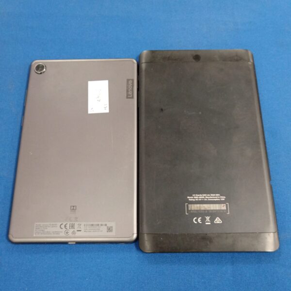 Lenovo TV-8505F tablet PC rear view, electronic device.