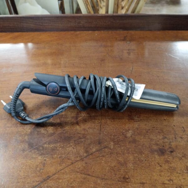 Black ghd hair straighteners for styling and straightening hair.