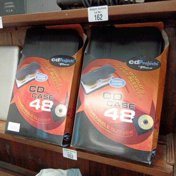Two CD Projects 48 CD wallets in used condition.