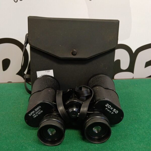 Vintage Zenith 20x50 binoculars in used condition.