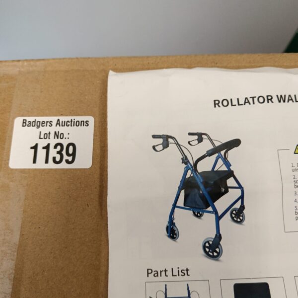 New in box rollator mobility walker