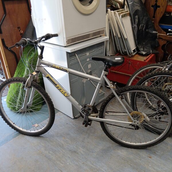 Silver Trax TXC1 mountain bike for sale.