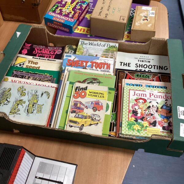 Vintage childrens book lot featuring Count Duckula and other stories.