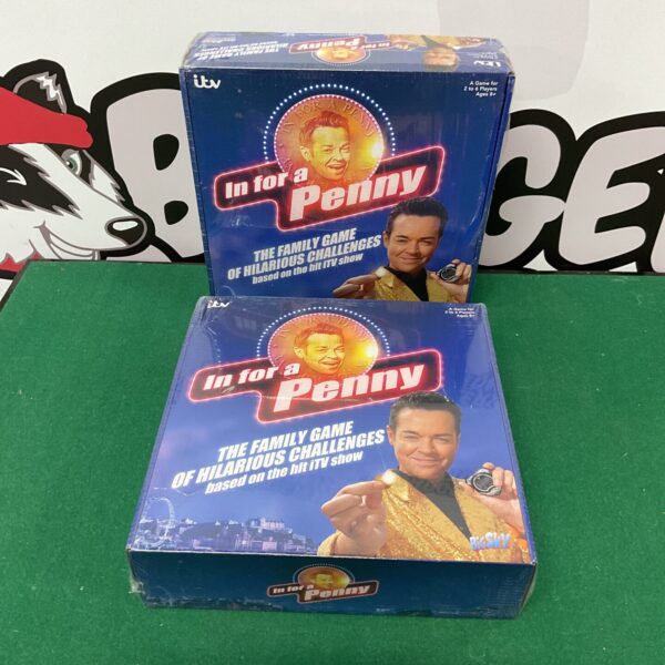 Sealed “In For A Penny” game box, ITV television show quiz.