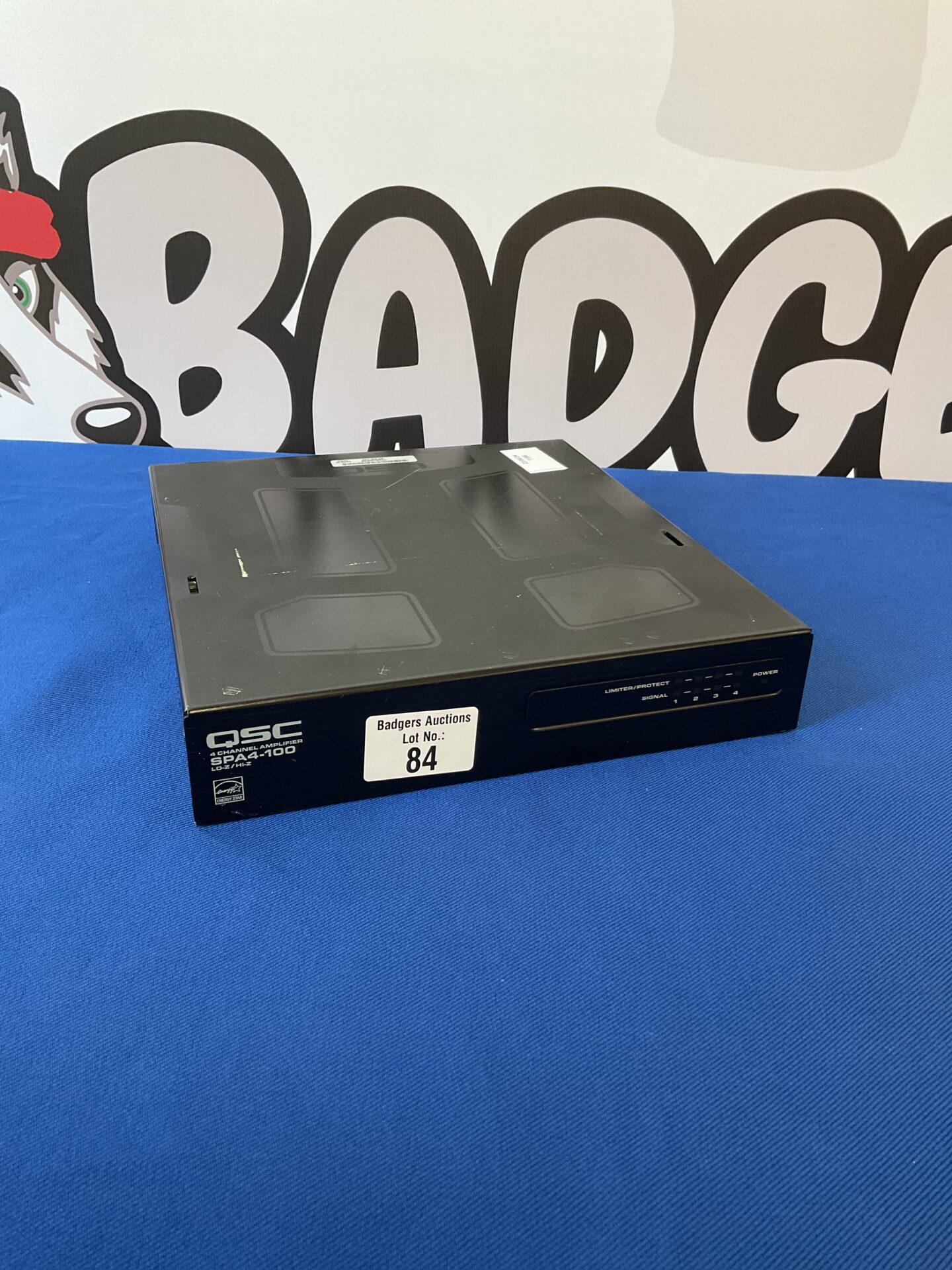 084 QSC 4 channel amplifier SPA4-100