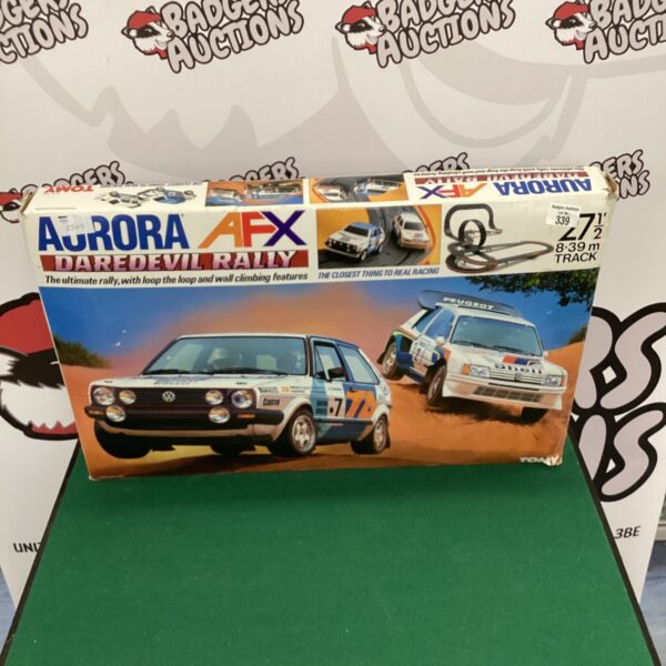 Vintage Aurora AFX Daredevil Rally Track in original packaging.