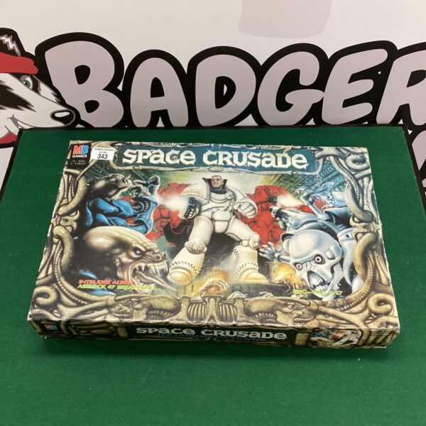 Vintage Space Crusade board game box by MB Games.