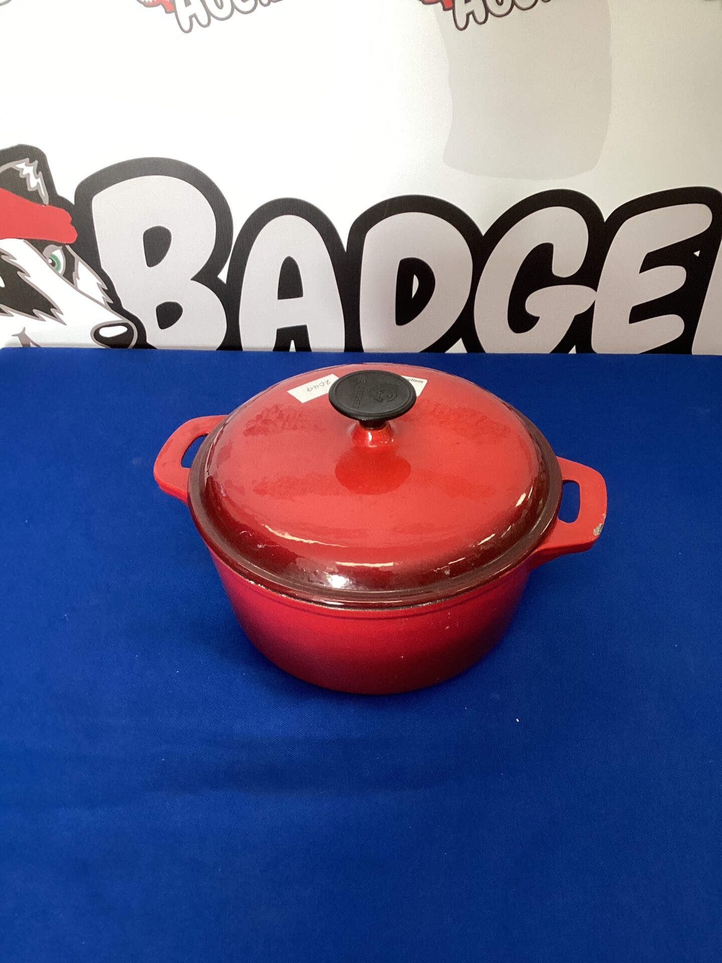 253 Large Cast Iron Casserole Pot