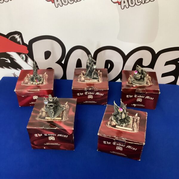 Tudor Mint Myth and Magic figurines in original boxes.