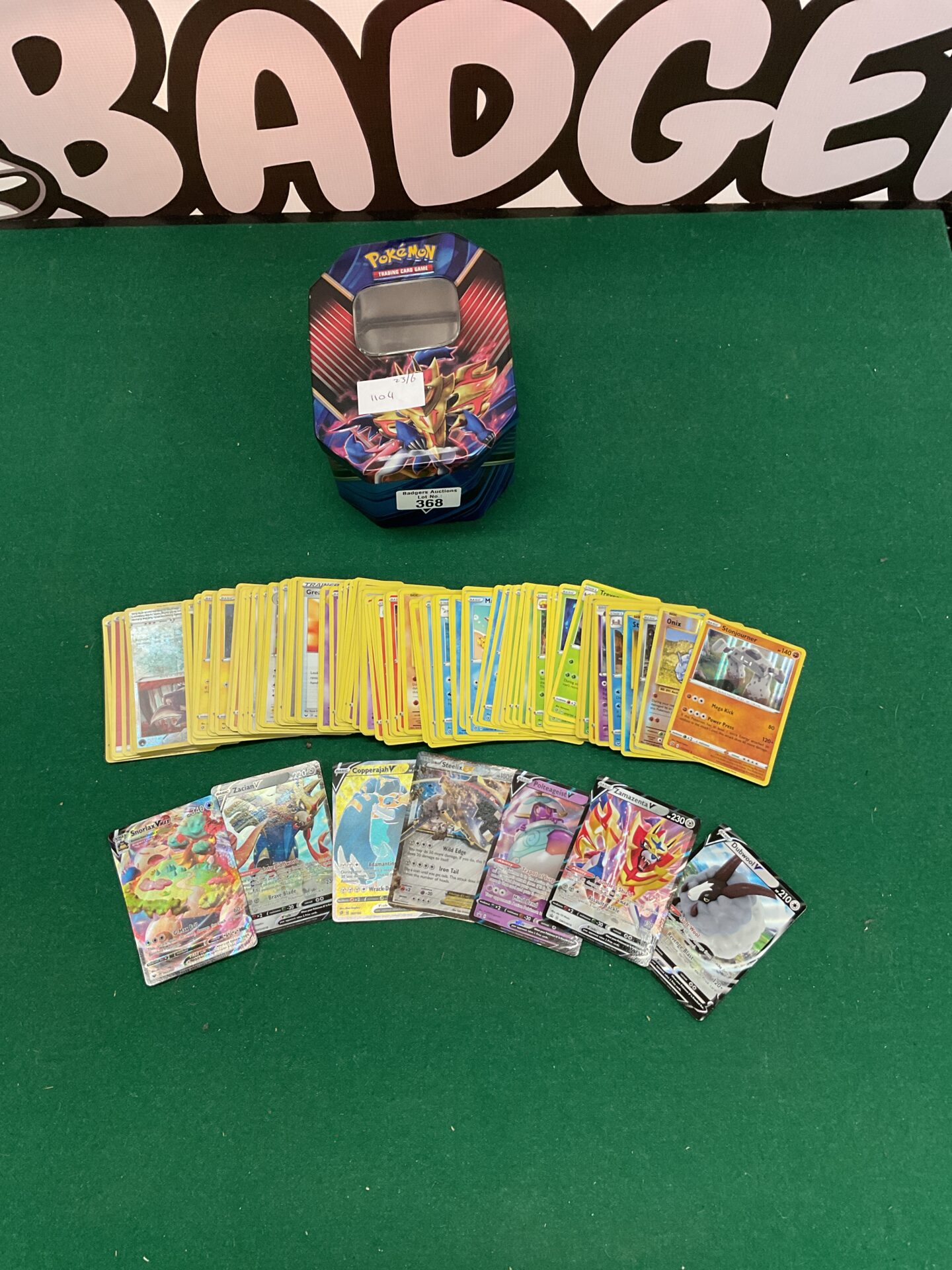 368 Collection of pokemon cards incl. card tin