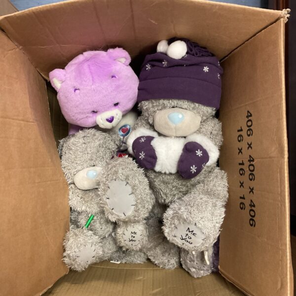 Me to You teddy bear lot with a Care Bear.