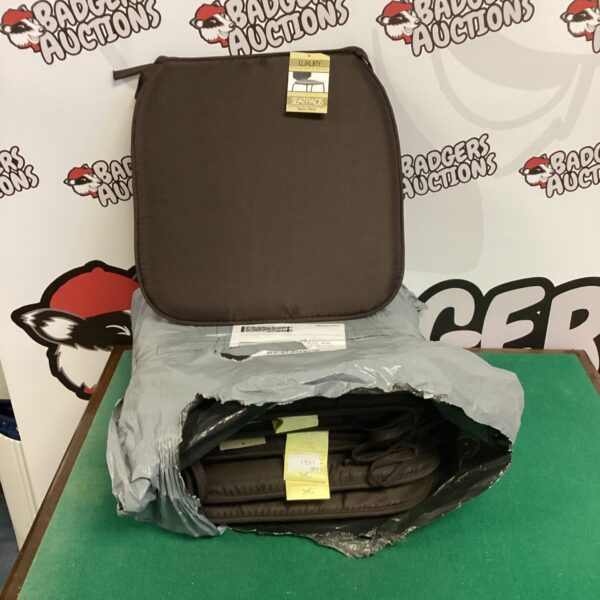 Five luxury seat pads from the Night Range collection.