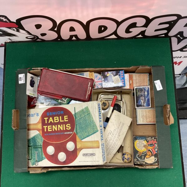 Vintage Senior Table Tennis set in a classic box.