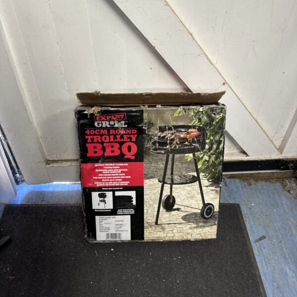 Expert Grill 40cm round trolley barbecue in unused condition.