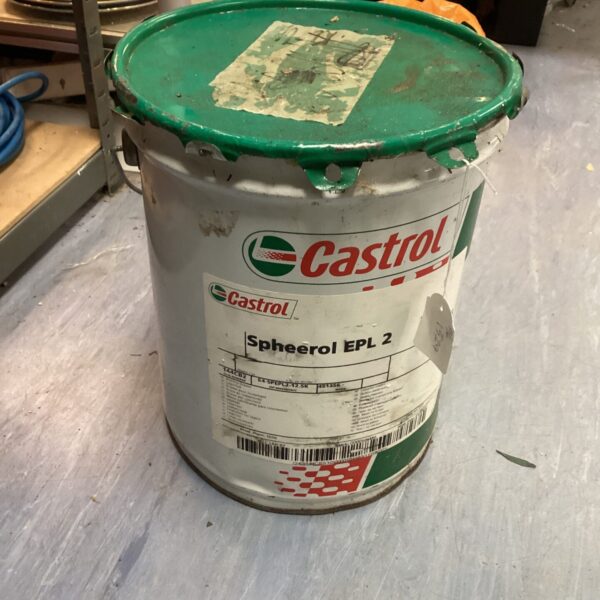 Vintage Castrol EPL grease tub, a classic automotive lubricant.