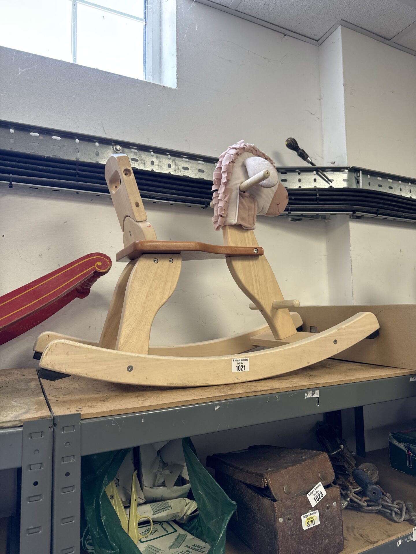 1021 Small children’s pintoy rocking horse
