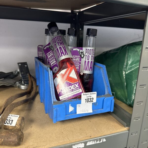 Six bottles of Redex lead replacement fuel treatment for classic cars.