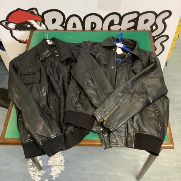 Medium sized leather jackets from Twisted Soul and Brooks Ltd.