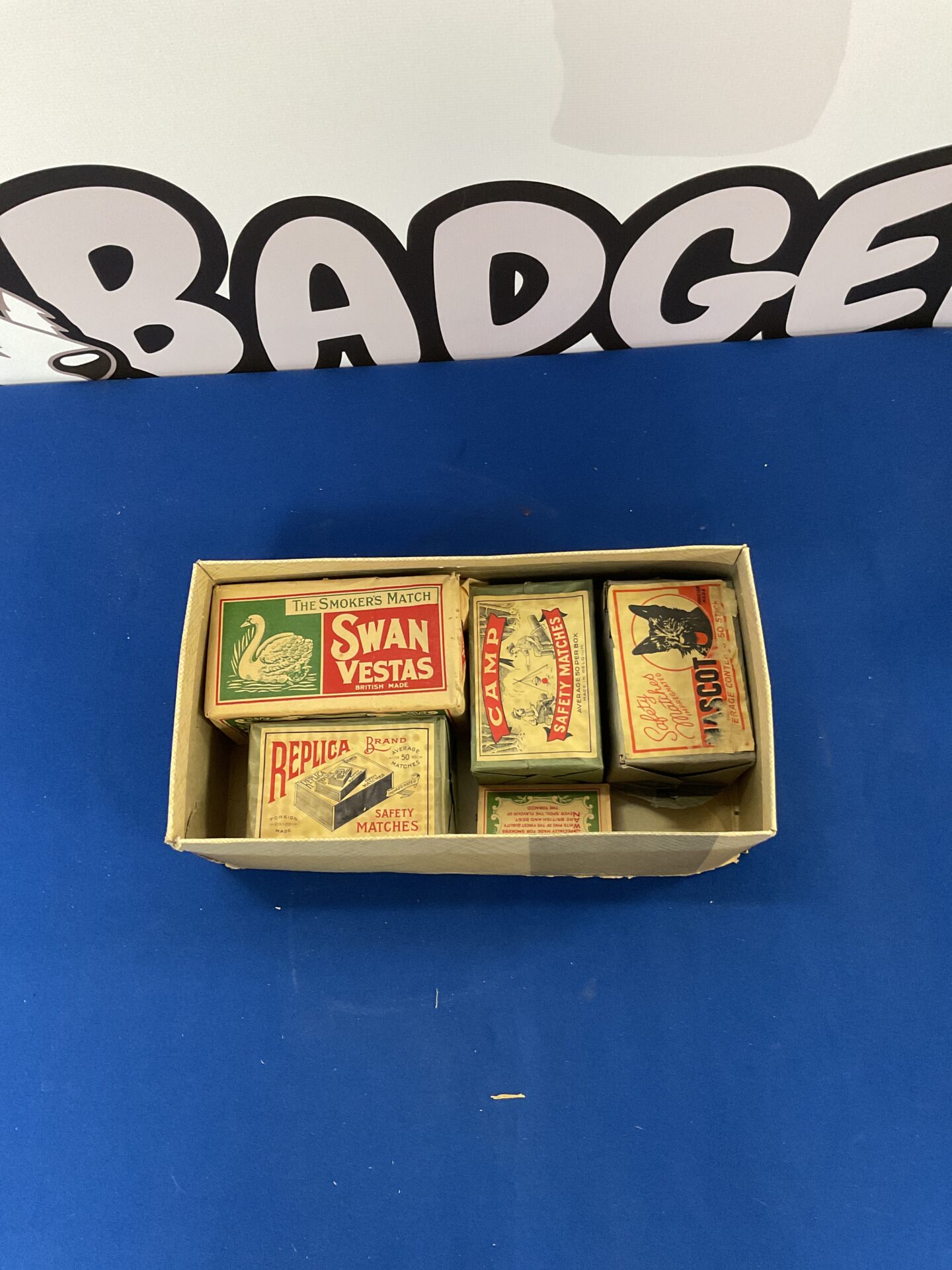 496 Vintage collection of sealed wholesale matches incl. swan vestas, camp, mascot