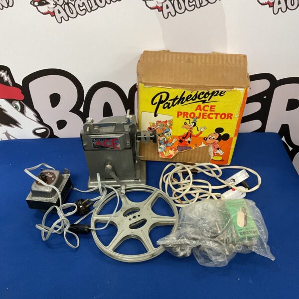 Vintage Pathescope Ace 8mm film projector in original condition.