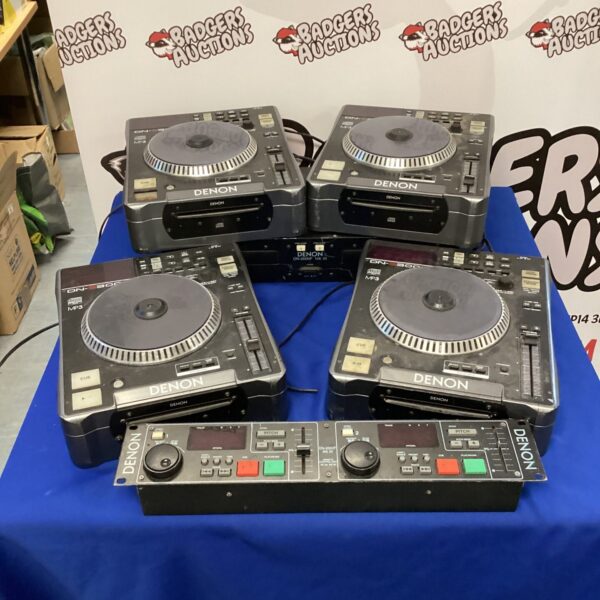 Denon CDJ decks lot for professional DJs and audio enthusiasts.