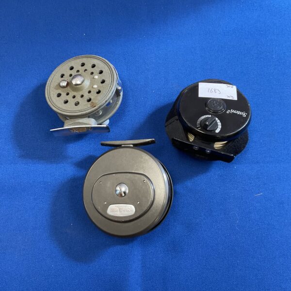 Vintage Intrepid Rimfly centre pin fly fishing reel.