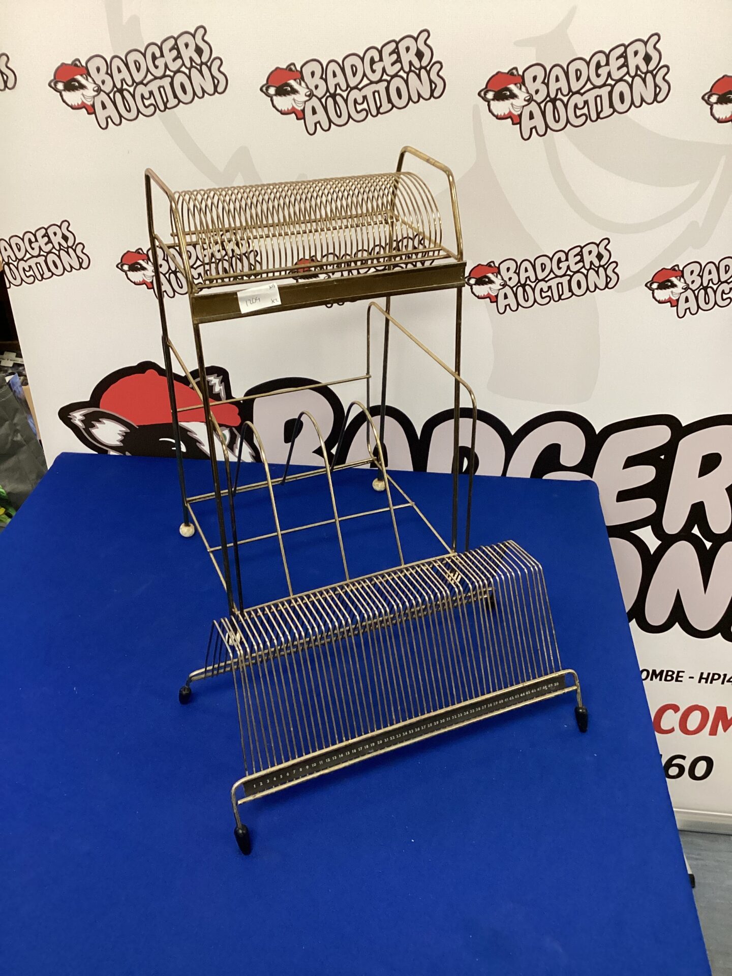 104 2 vinyl storage racks 7” & 12”