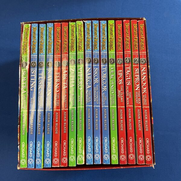 A collection of Beast Quest series books by Adrian Edmondson.