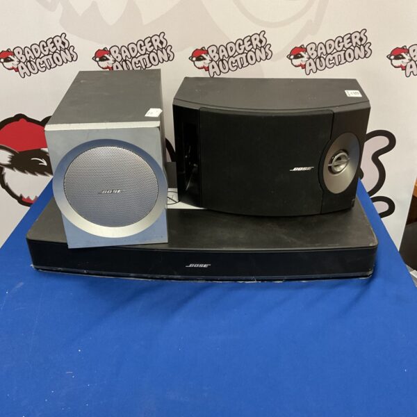 Bose sound base speaker for home audio system.