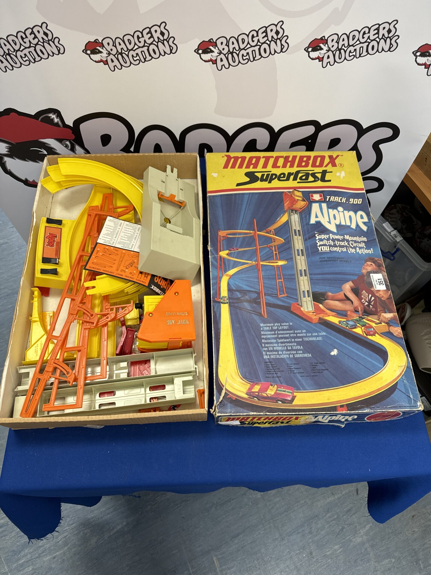 351 Vintage matchbox superfast track 900 alpine super power mountain set