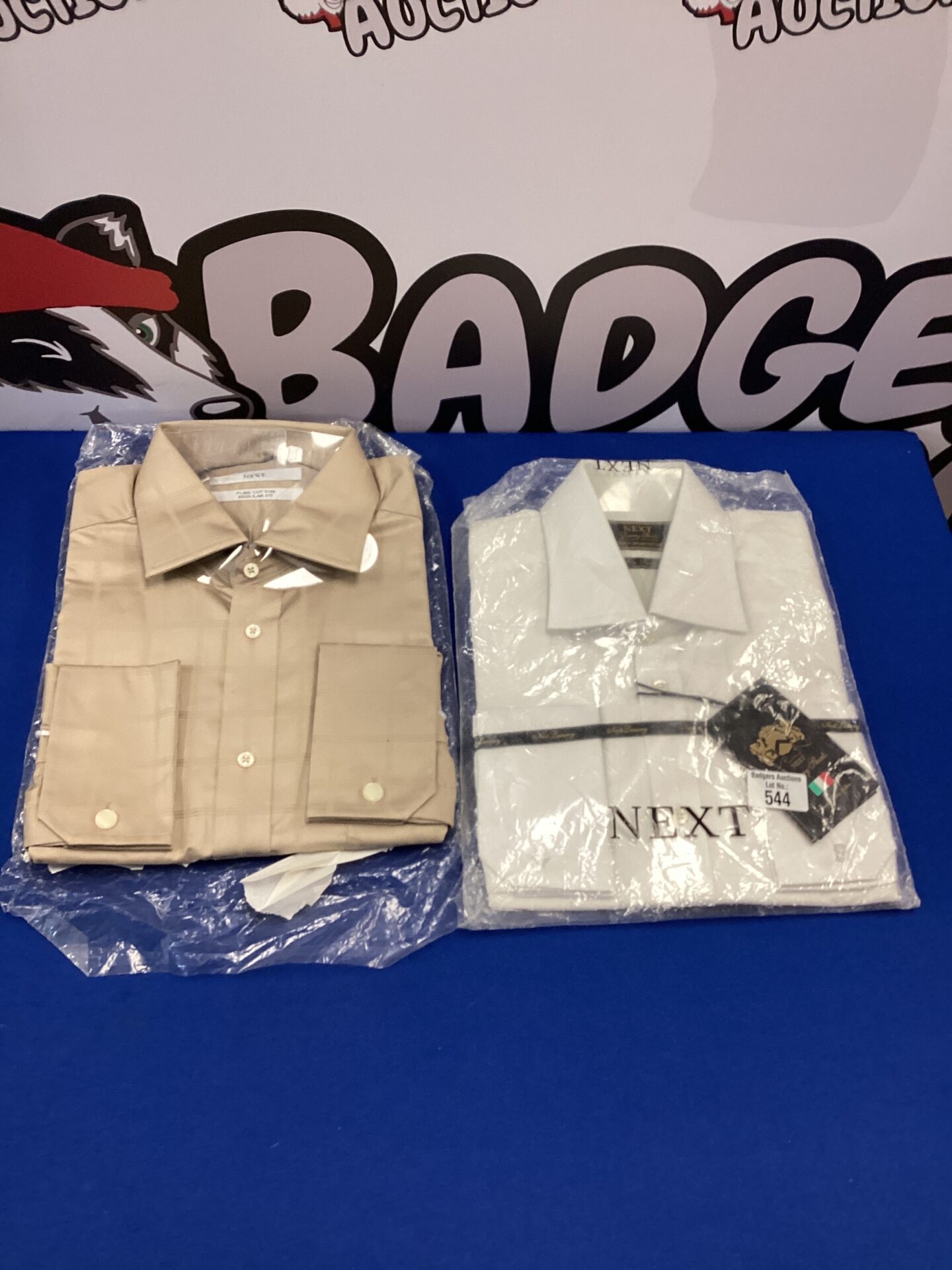 544 Two new next shirts size 16” collar