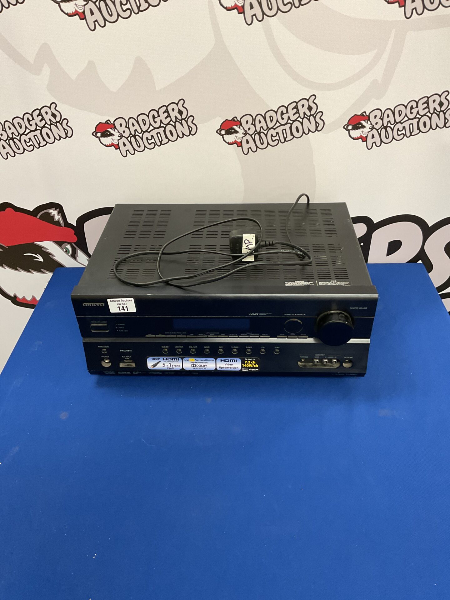 141 Onkyo amplifier TX-SR607