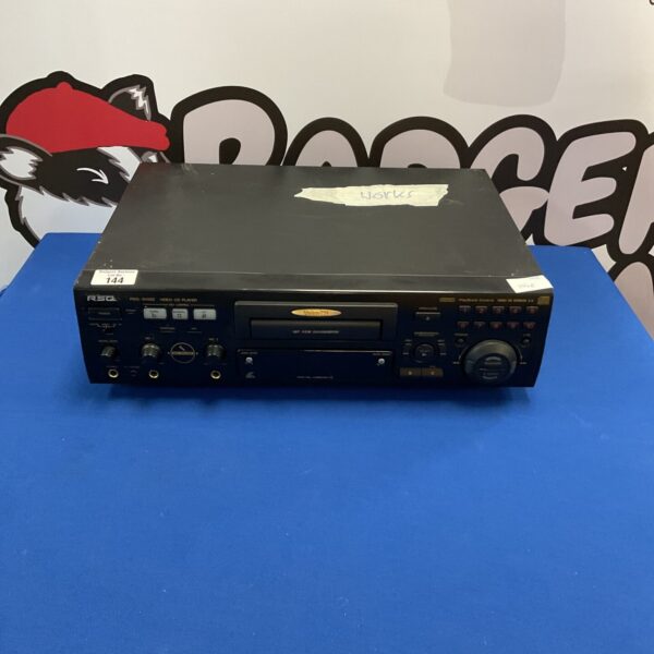 Vintage RSQ SV222 Video CD Player with screen and controls.