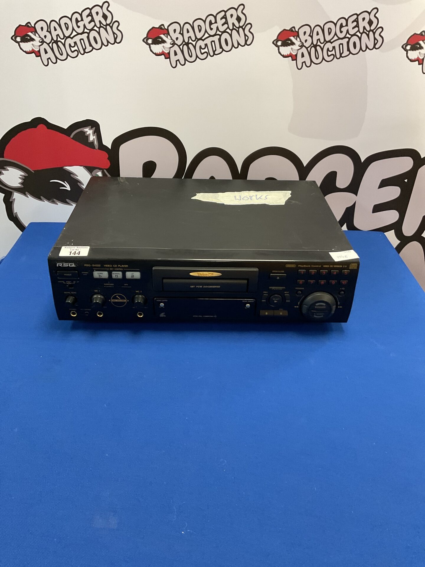 144 RSQ Video CD player RSQ-SV222