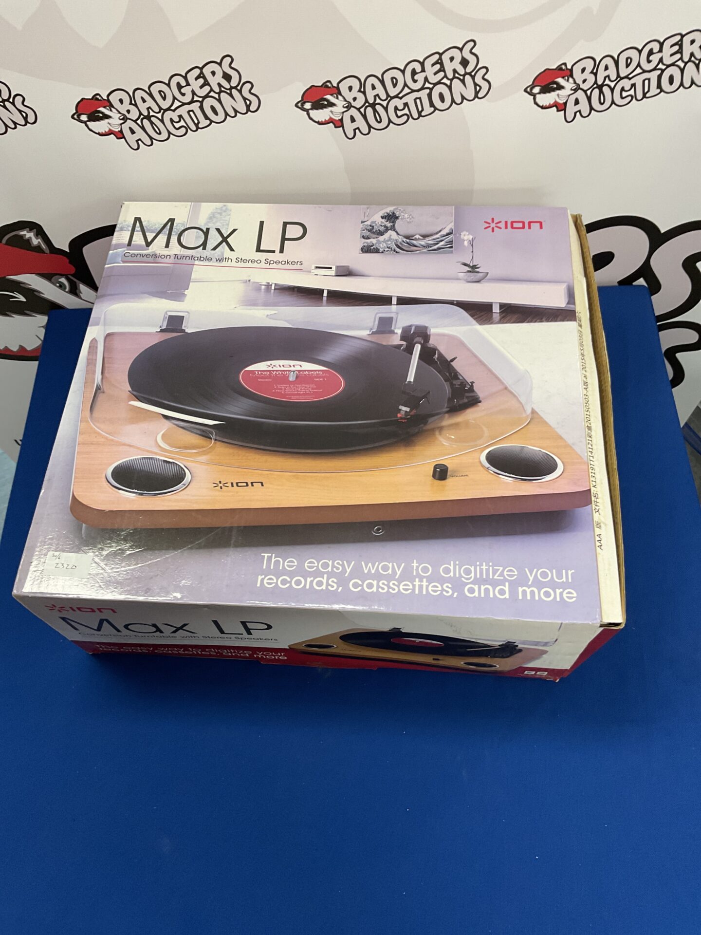 165 Ion Max Lp turntable with speaker