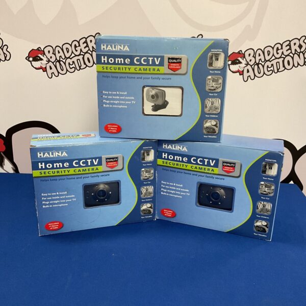 Halina home security camera lot, vintage CCTV system for sale.