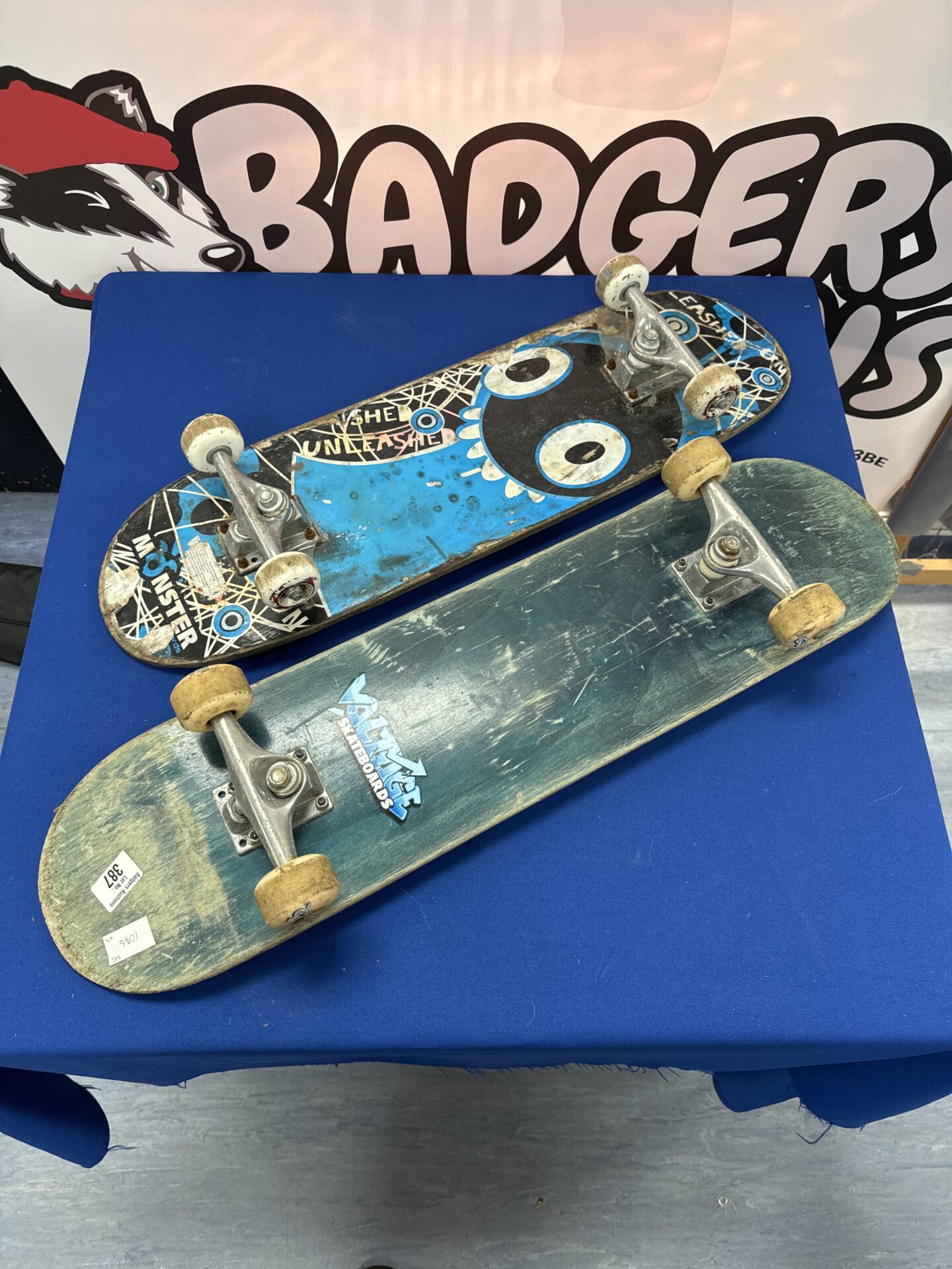 436 Two skateboards inc voltage & monster