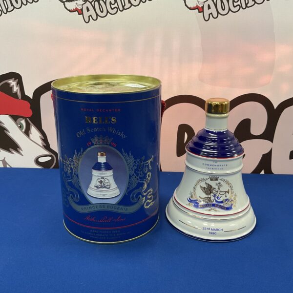 Sealed Bells Princess Eugenie commemorative whiskey bell, 1990.