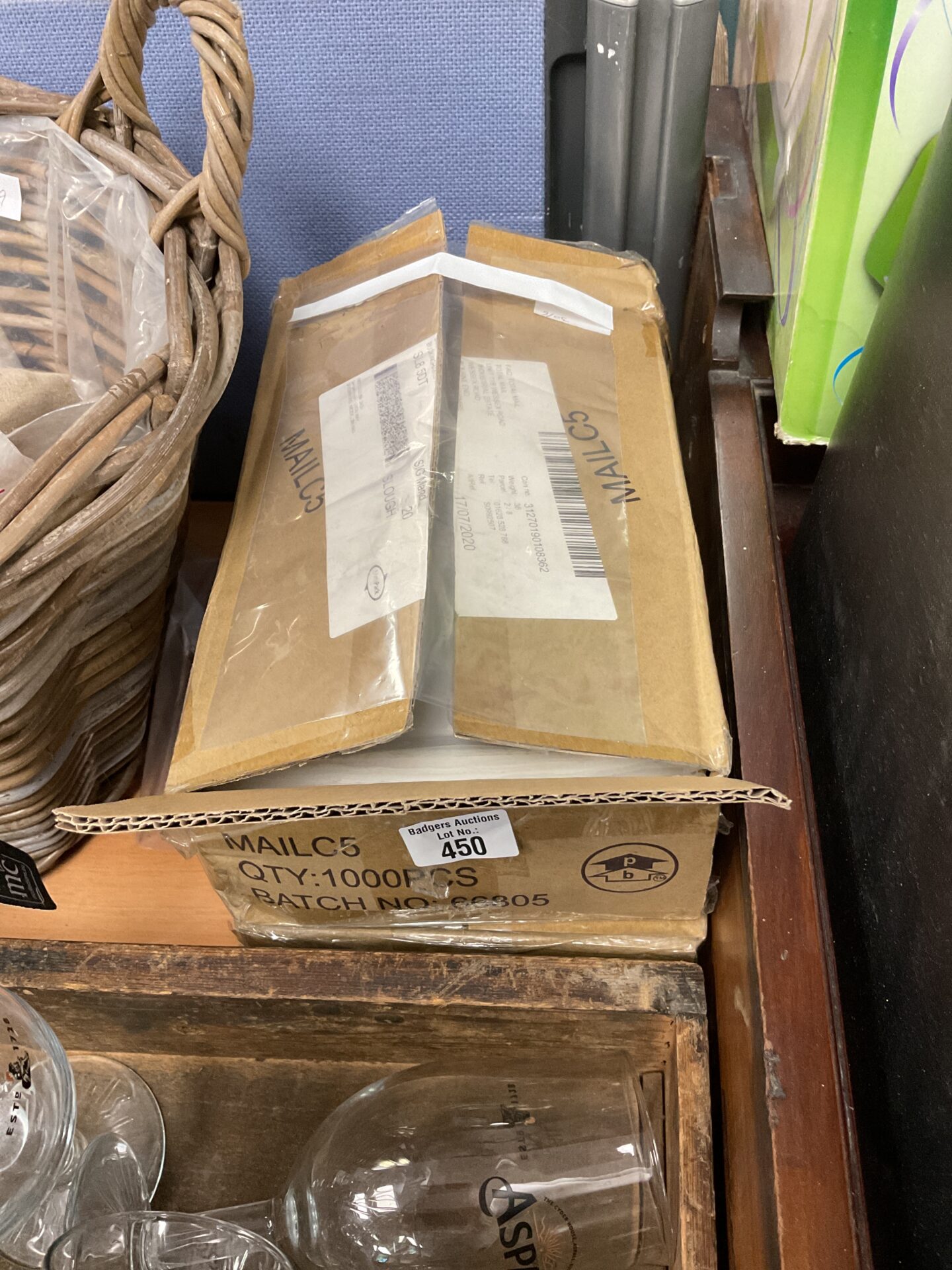 450 Self seal plastic see through pouches 2 boxes