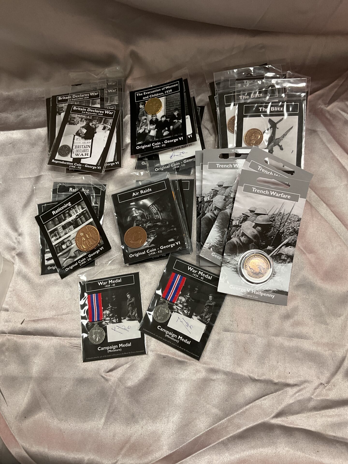 819 Collection of Commemorative Wartime Coins