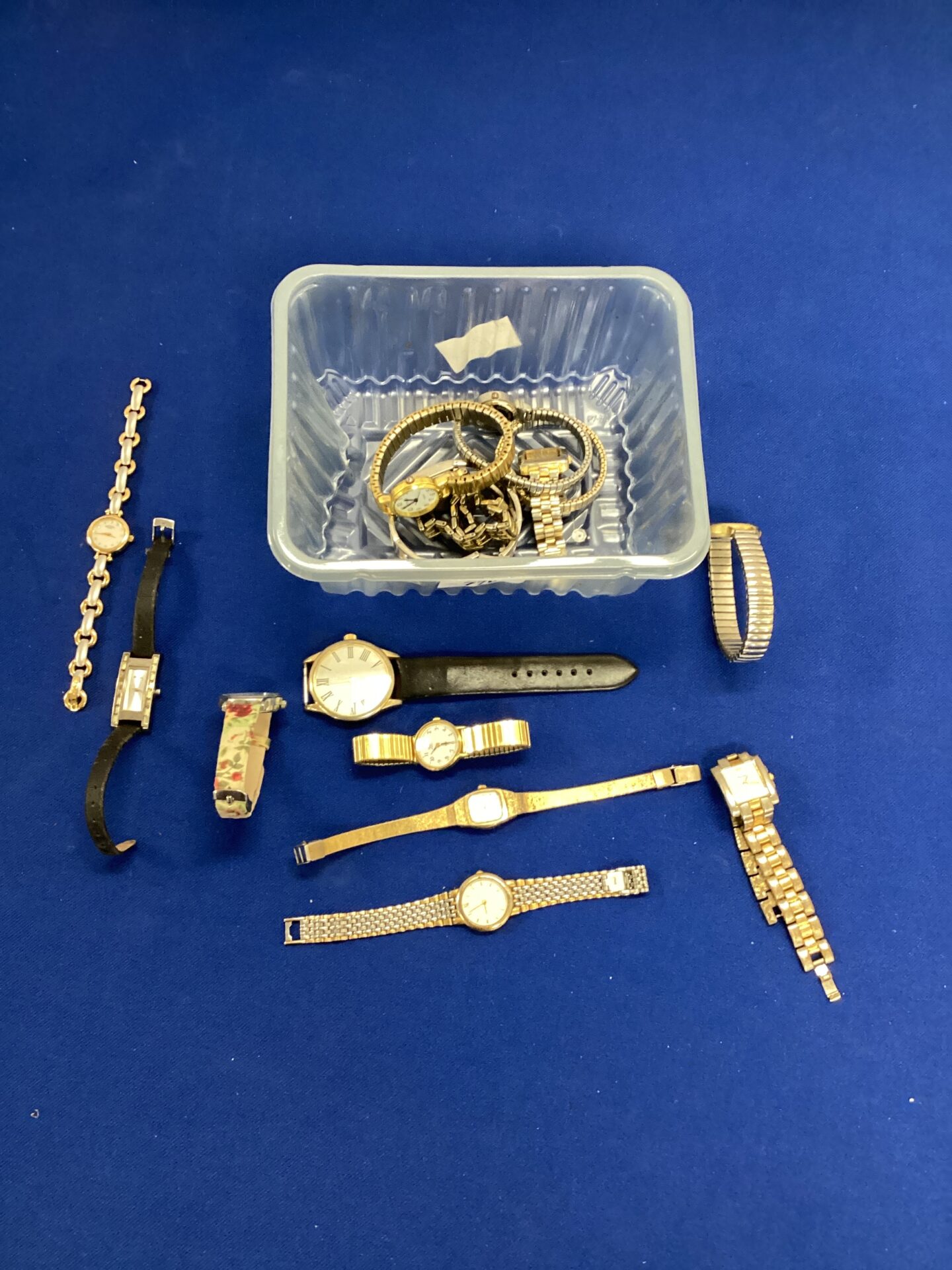770 Tub of mixed wrist watches inc pulsar