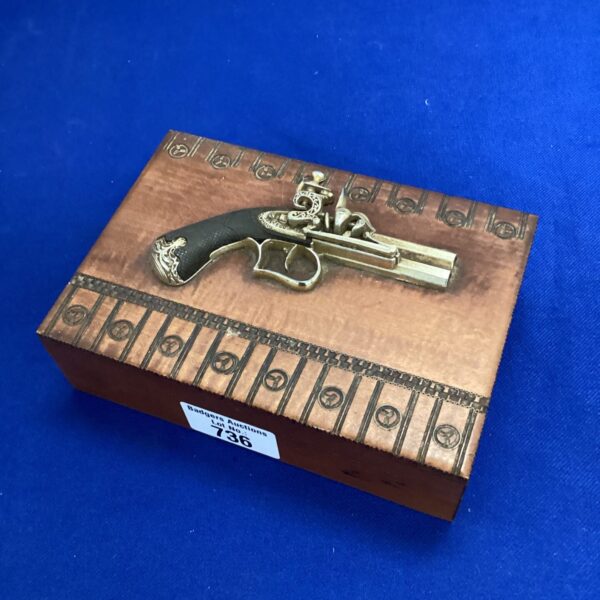 Vintage Joseph Egg No.1 cigar box with decorative pattern.
