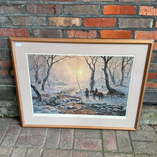 Signed limited edition Maurice Bishop print "The Homecoming" landscape art.