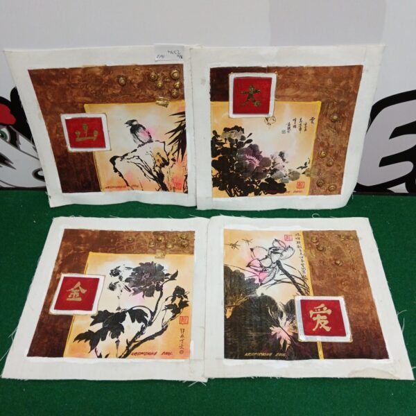 Signed Kridpachong canvas painting, original Thai art.
